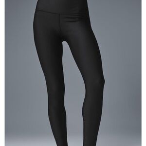 Women's Black Alo Airlift Full Length Leggings